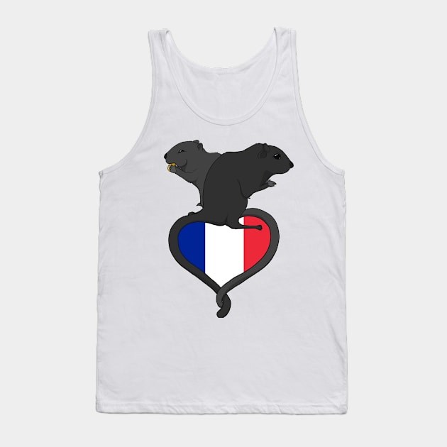 Gerbil France (dark) Tank Top by RampArt